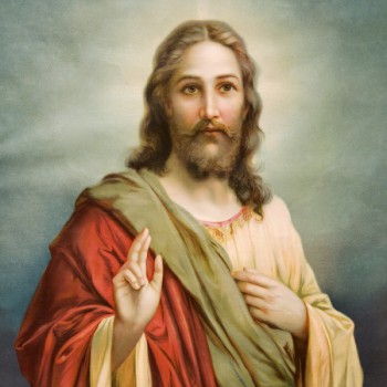 Jesus fake face