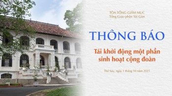 Tòa Tổng Giám mục Sài Gòn: Thông báo