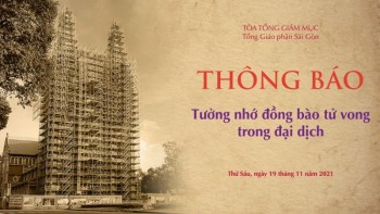 Tổng Giáo phận Sài Gòn: Thông báo
