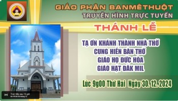 Trực tuyến Lễ Khánh thành Nhà thờ Đức Hòa