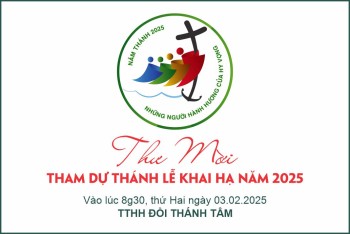 THƯ MỜI Tham dự Thánh lễ Khai Hạ 2025