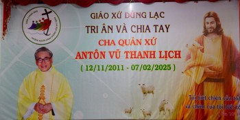 Cha Antôn Vũ Thanh Lịch -Thánh lễ kết thúc sứ vụ