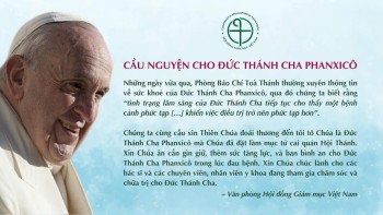 HĐGMVN Cầu nguyện cho ĐTC Phanxicô