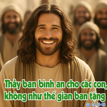 CHÚA NHẬT VI PHỤC SINH – NĂM C (Ga 14, 23-29) Đón Nhận Bình An Của Chúa