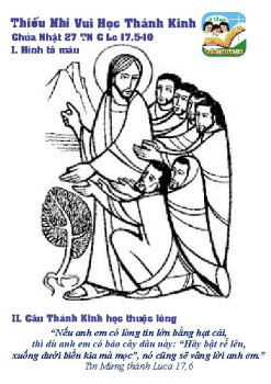 Thiếu Nhi VHTK CN 27 TN C - Hình tô màu