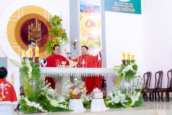 Ca đoàn Thiếu nhi Gx. Phúc Lộc mừng Bổn mạng