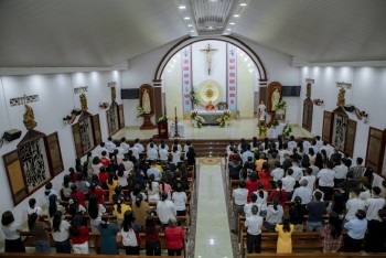 Thánh Lễ Rửa Tội Dự Tòng tại Giáo Xứ Kim Mai