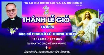 Lễ giỗ Cha cố Phaolô Lê Thanh Thiên