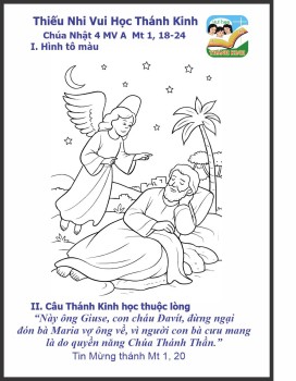 Thiếu Nhi VHTK-CN 4 MV A-Hình tô màu