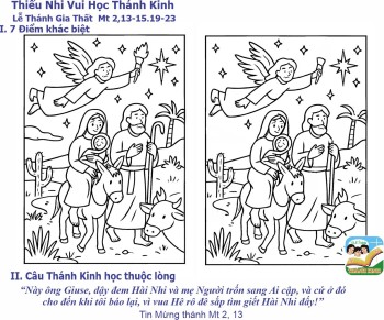 Thiếu Nhi VHTK - Lễ Thánh Gia Thất -7 Điểm Khác Biệt