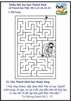 VHTK Mê Cung Lễ Thánh Gia Thất