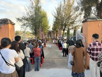 Thánh Lễ Cầu Nguyện tại đất Thánh Giáo xứ Kim Mai