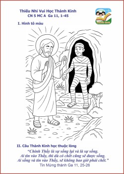 Thiếu Nhi VHTK - CN5MCA - Hình tô màu