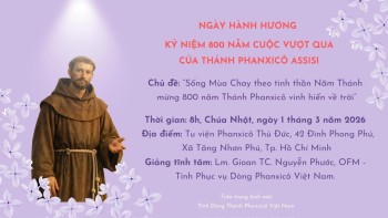 Thư Mời tham dự Ngày Hành Hương Năm Thánh Phanxicô