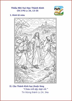 Thiếu Nhi VHTK -CN 3 PS A- Hình tô màu