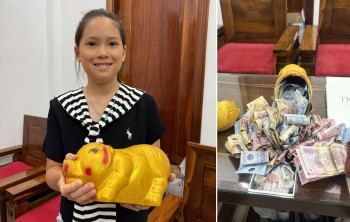 Con heo đất và bài học về lòng bác ái