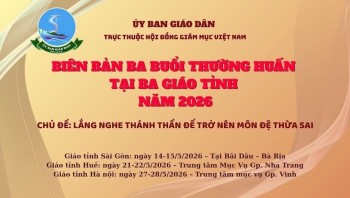 Biên bản ba buổi thường huấn tại ba Giáo tỉnh.