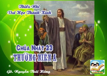 Thiếu Nhi VHTK CHÚA NHẬT 23 TN A