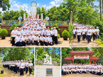 Huynh Đoàn GDĐM Thánh Tâm hành hương