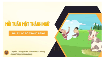 Lo bò trắng răng