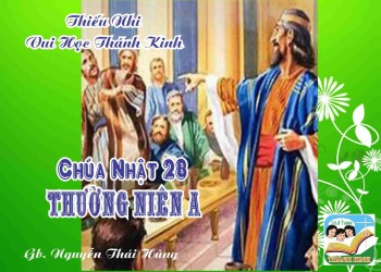 Thiếu nhi VHTK CHÚA NHẬT 28 TN A 