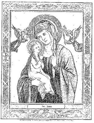 St Anne Coloring Picture