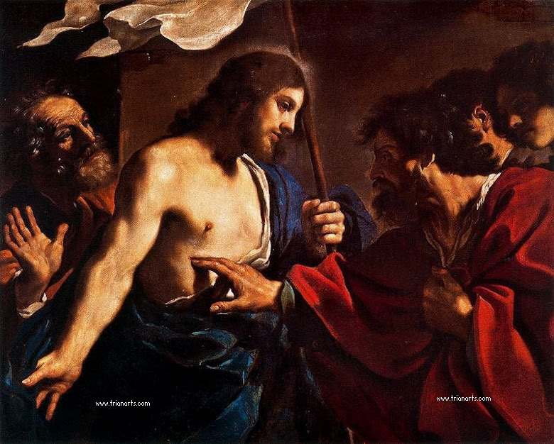 780 Il Guercino   8 The Incredulity of Saint Thomas