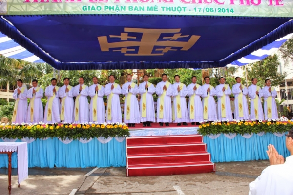 Thánh lễ phong chức Phó Tế tại GP. BMT -2014