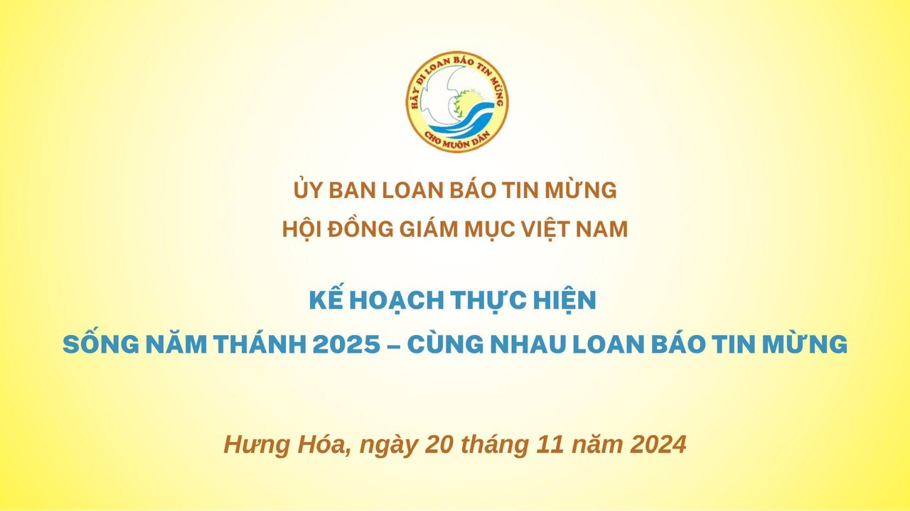 Kế hoạch thực hiện sống Năm thánh 2025