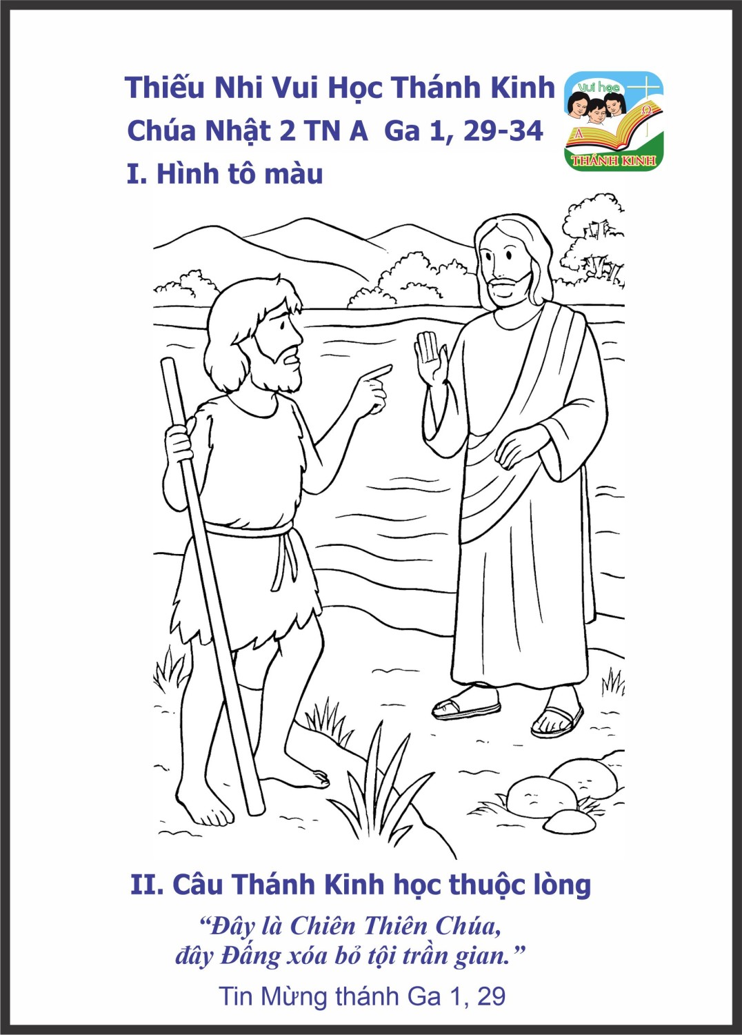 Thiếu Nhi VHTK -CN2TNA -Hình tô màu