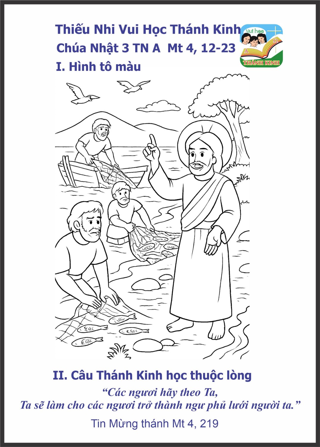 Thiếu Nhi VHTK - CN3TNA - Hình tô màu