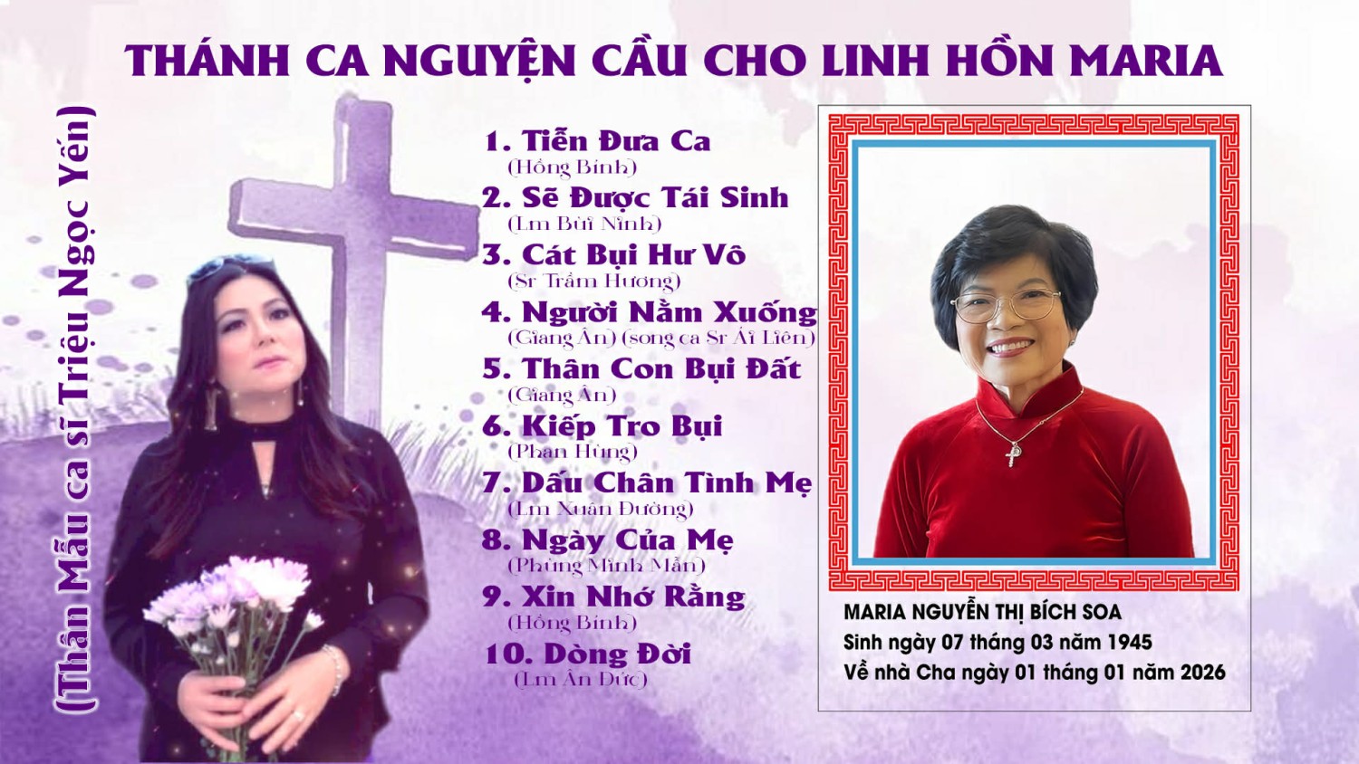 Thánh ca cầu nguyện cho linh hồn Maria