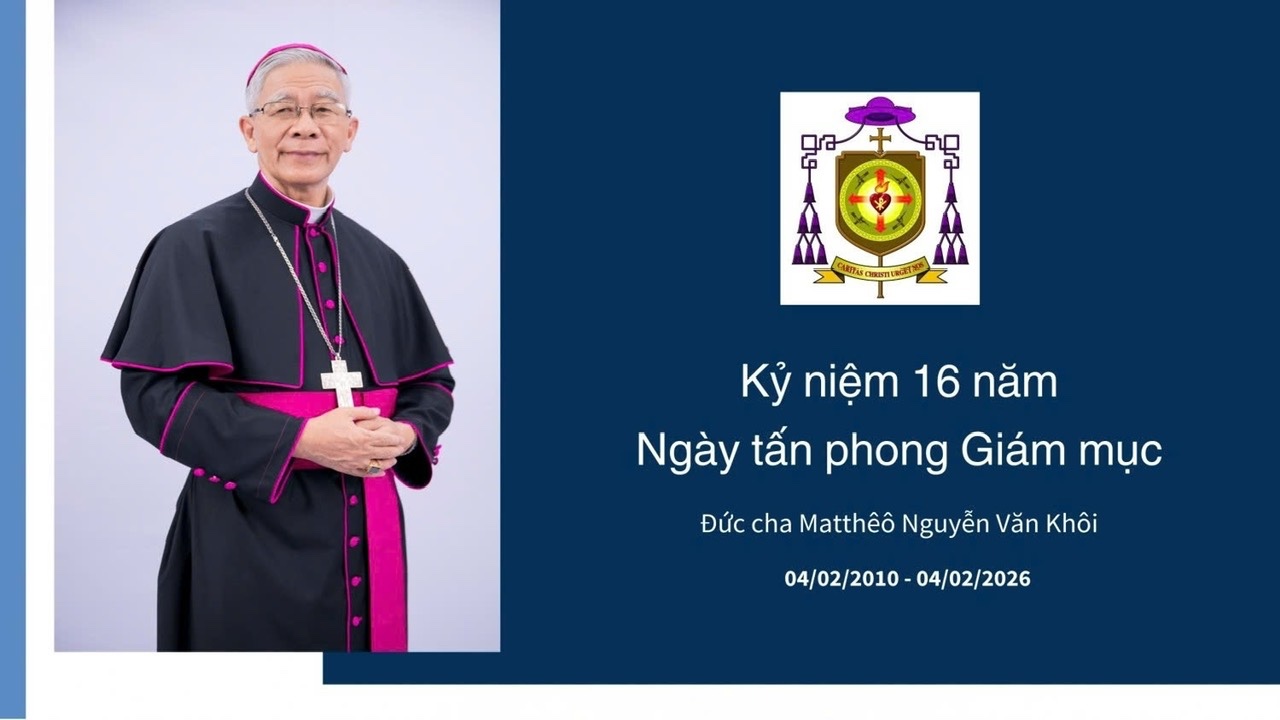 Kỷ niệm 16 năm tấn phong Gám Mục Đức cha Matthêô