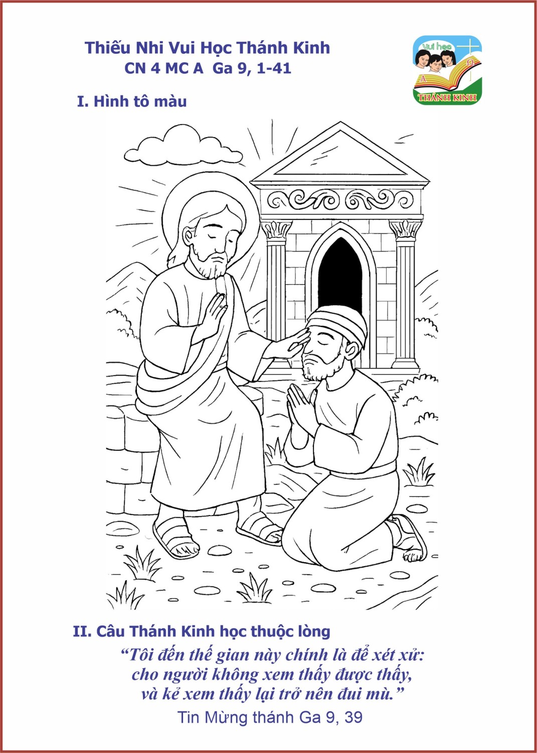 Thiếu Nhi VHTK - CN4MCA - Hình tô màu