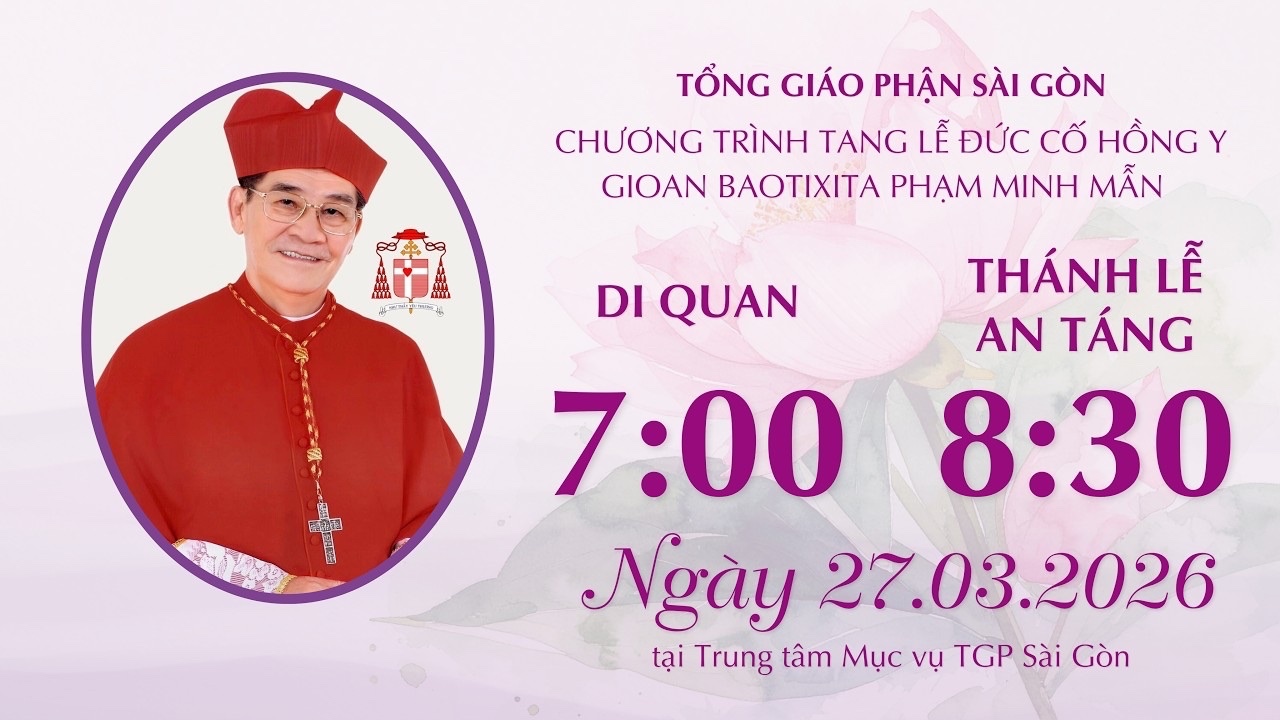 Thánh lễ An táng Đức Hồng y GB Phạm Minh Mẫn