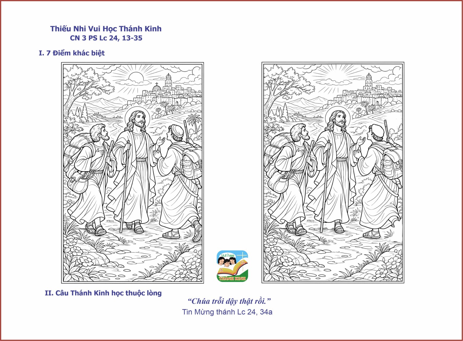 Thiếu Nhi VHTK- CN 3 PSA-7 khác biệt