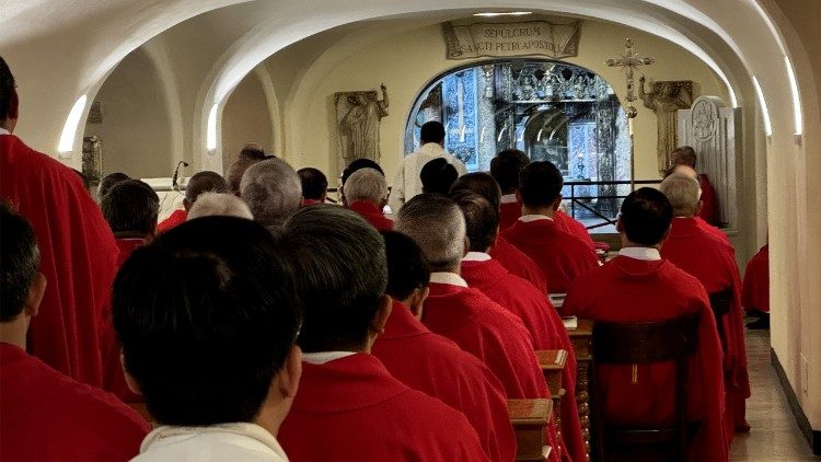 Ad Limina 2026: Thánh lễ tại Mộ Thánh Phêrô