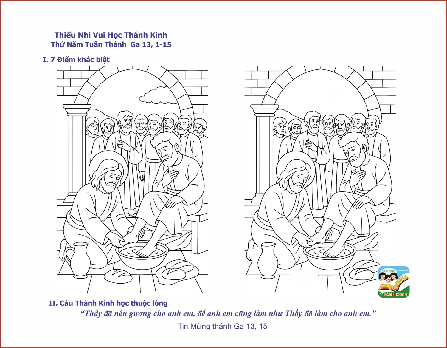 Thiếu Nhi VHTK- Thứ Năm TT MCA-7 khác biệt