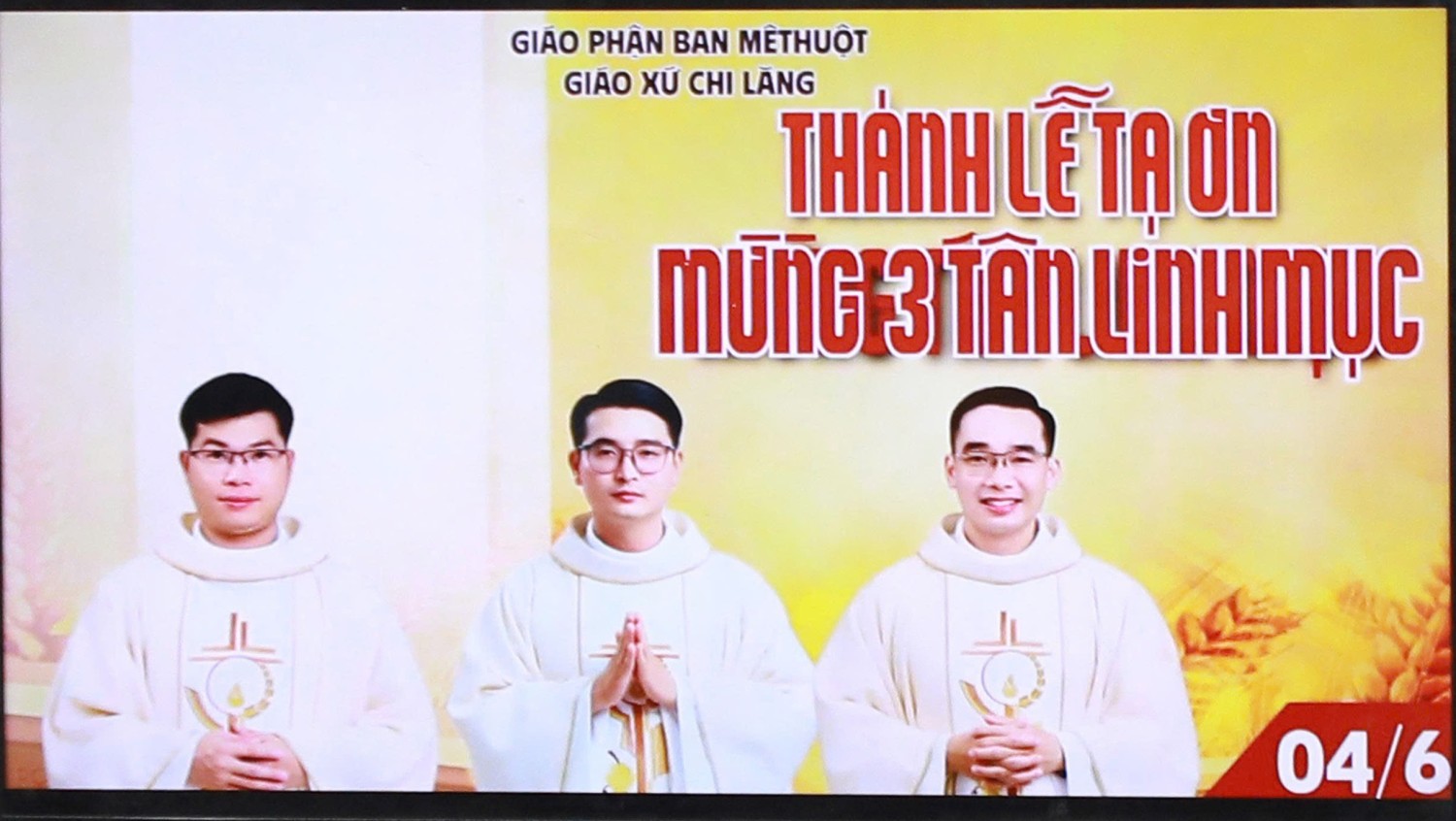Tân Linh mục dâng lễ tạ ơn tại Nhà thờ Chi Lăng