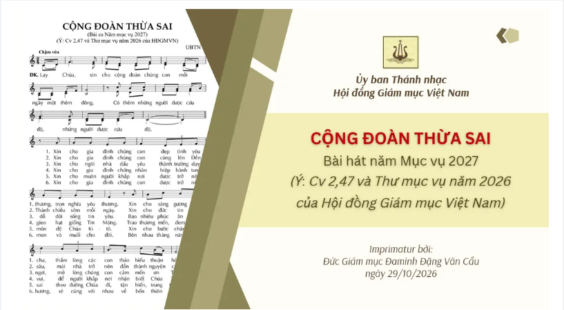 Bài hát chủ đề năm Mục vụ 2027